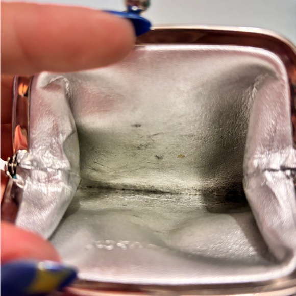 Tiffany & Co. Patent Leather Kisslock Coin Purse - stained - Picture 6 of 15